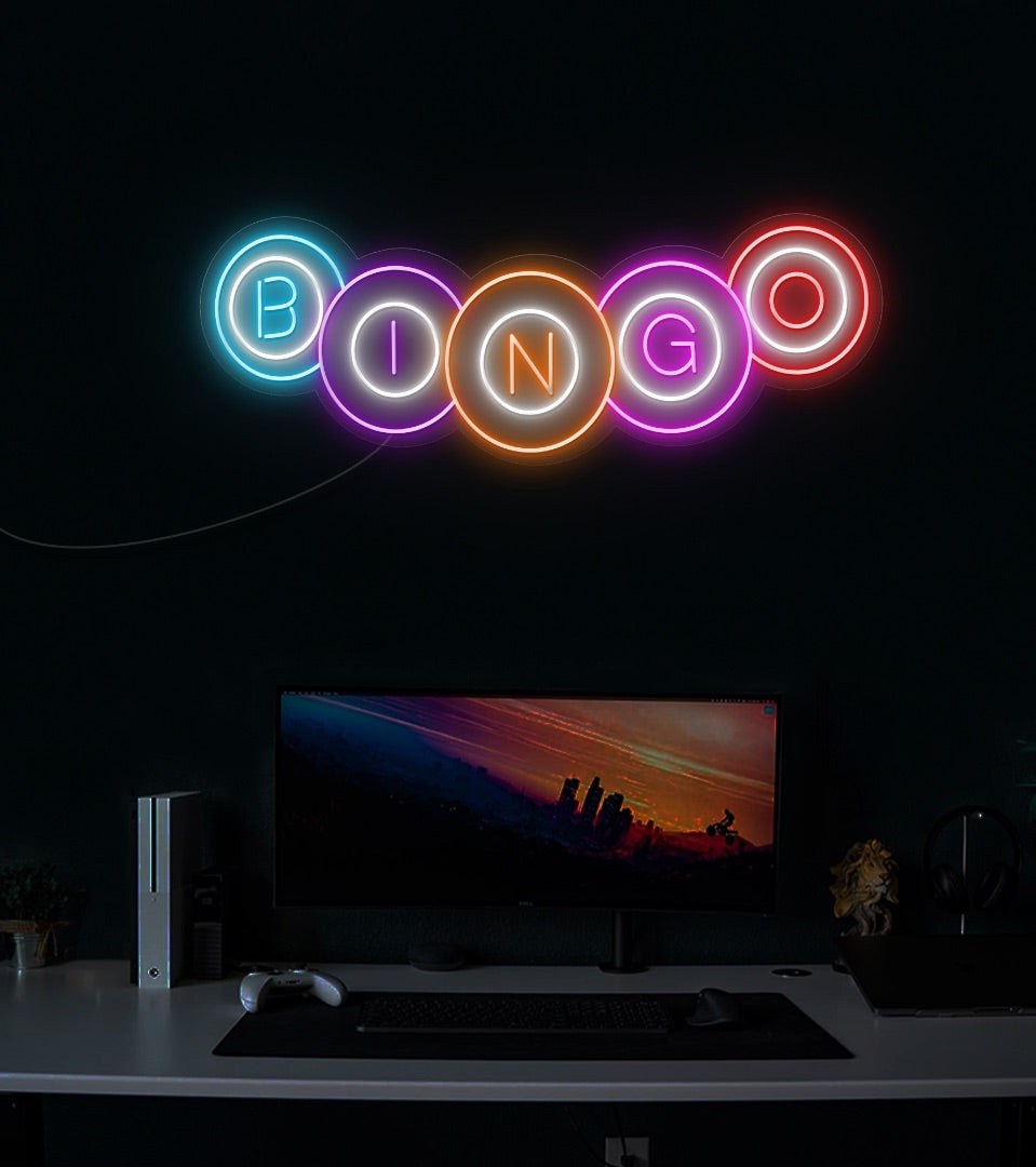 Bingo LED Neon Sign