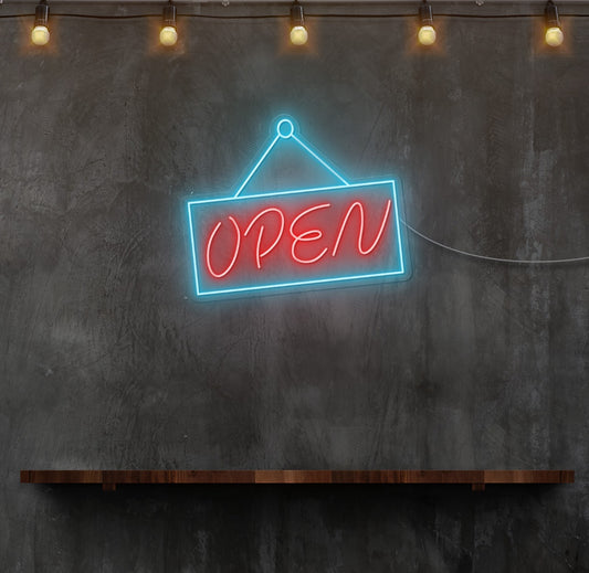 Open Hanging LED Neon Sign