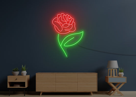 Rose LED Neon Sign