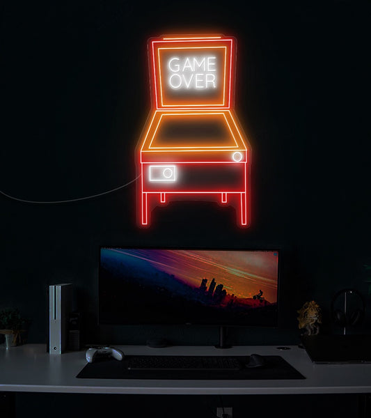 Game Over LED Neon Sign