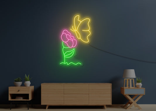 Butterfly LED Neon Sign