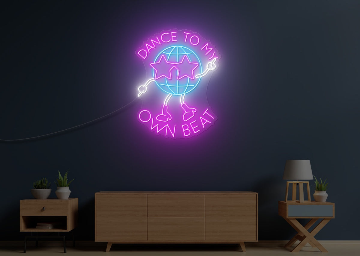 Dance to My Own Beat LED Neon Sign