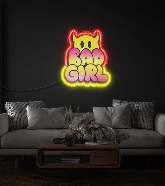 Bad Girl LED Neon Sign