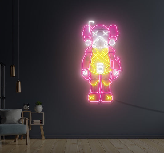 Robot Bear LED Neon Sign
