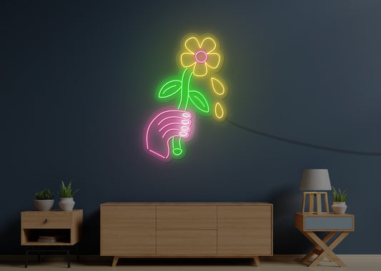 The Sad Daffodil LED Neon Sign