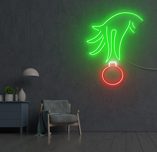 Dangling Bauble LED Neon Sign