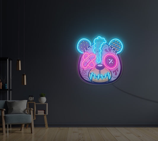 Cocain Bear LED Neon Sign