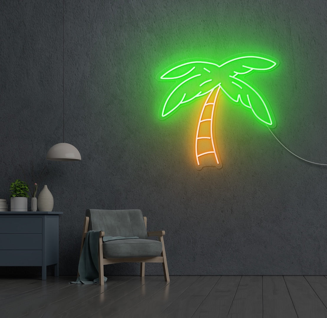 Palm Tree Led Sign Palm Tree LED Neon Sign β The Neon Factory Australia