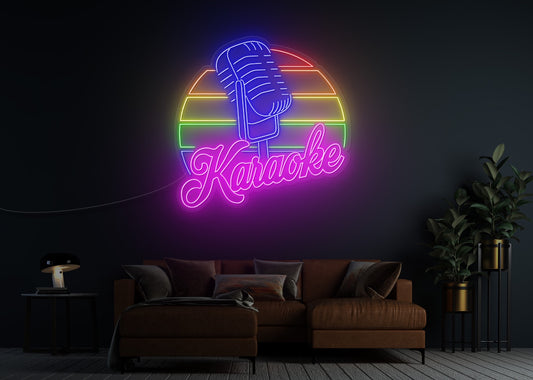 Colourful Karaoke LED Neon Sign