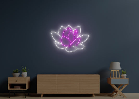 Blossoming Flower LED Neon Sign