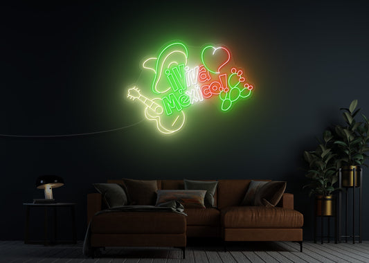 Viva Mexico LED Neon Sign