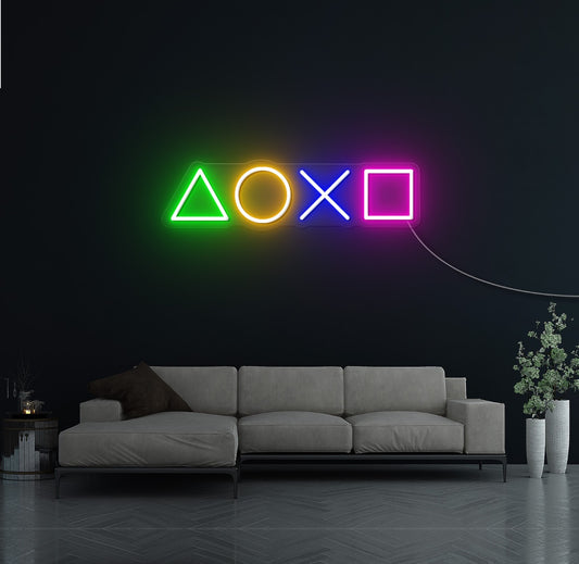 Gaming Buttons LED Neon Sign