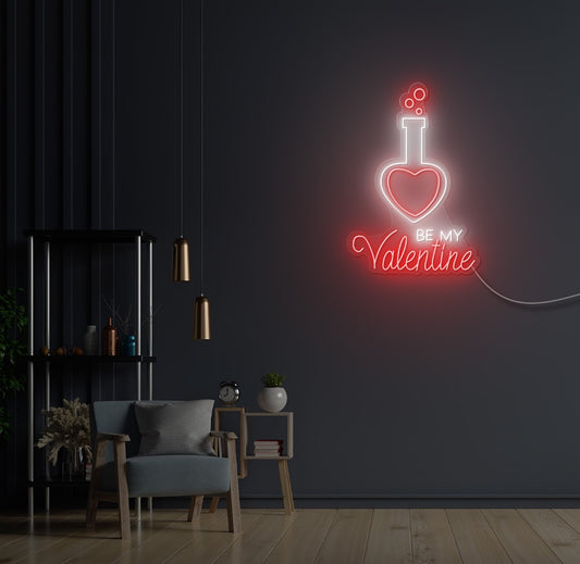 Be My Valentine Potion LED Neon Sign