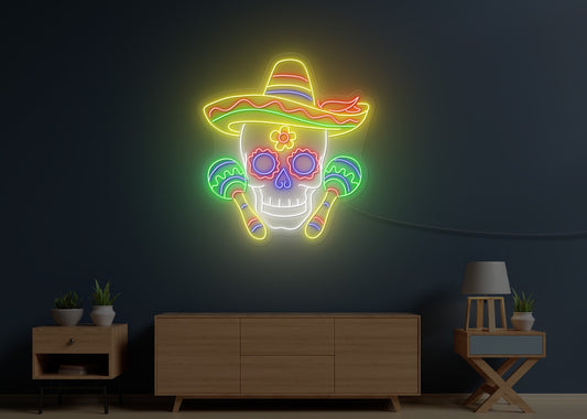 Day of the Dead LED Neon Sign
