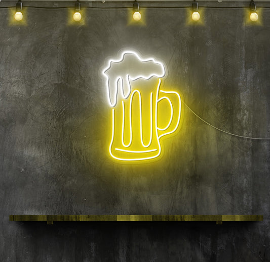Beer Stein (Cup) LED Neon Sign
