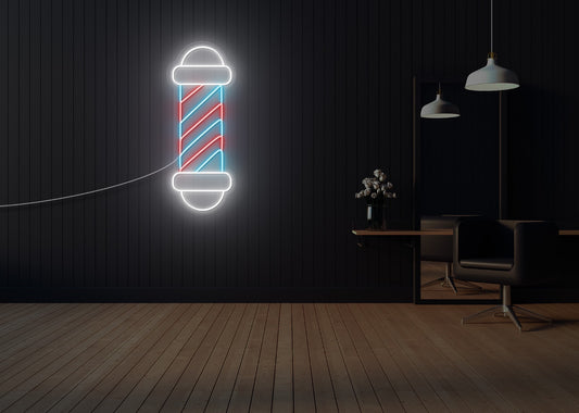 Barber Pole LED Neon Sign