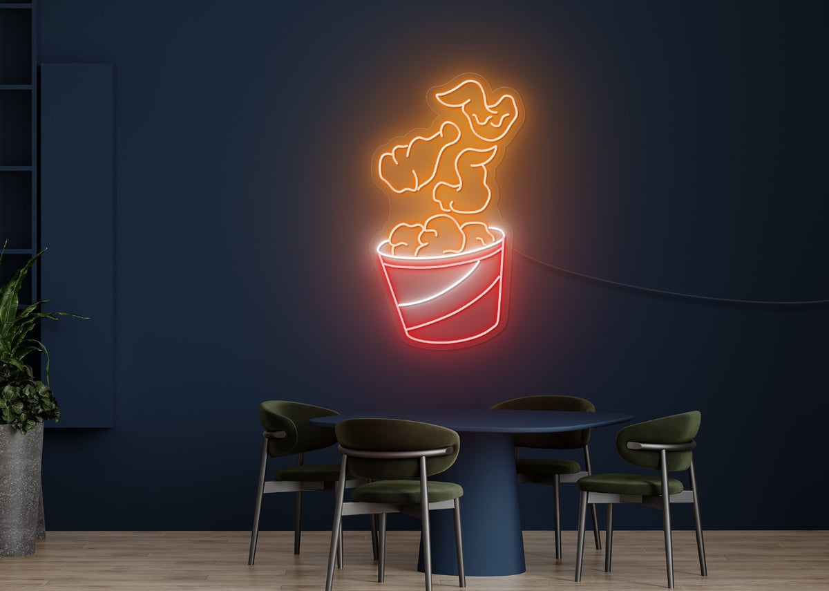 Fried Chicken LED Neon Sign