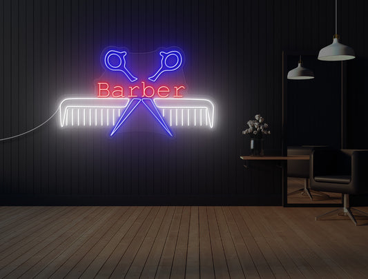 Barber Cut LED Neon Sign