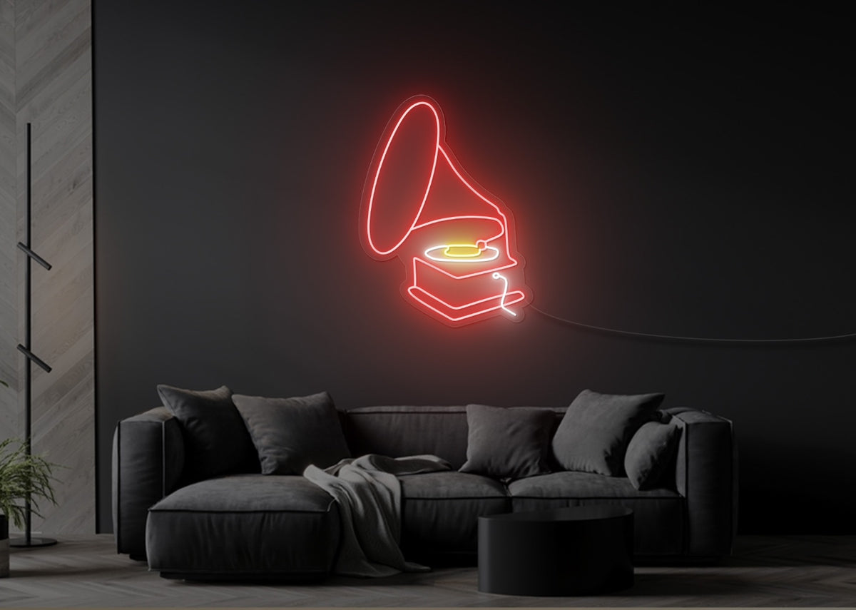 Gramophone LED Neon Sign