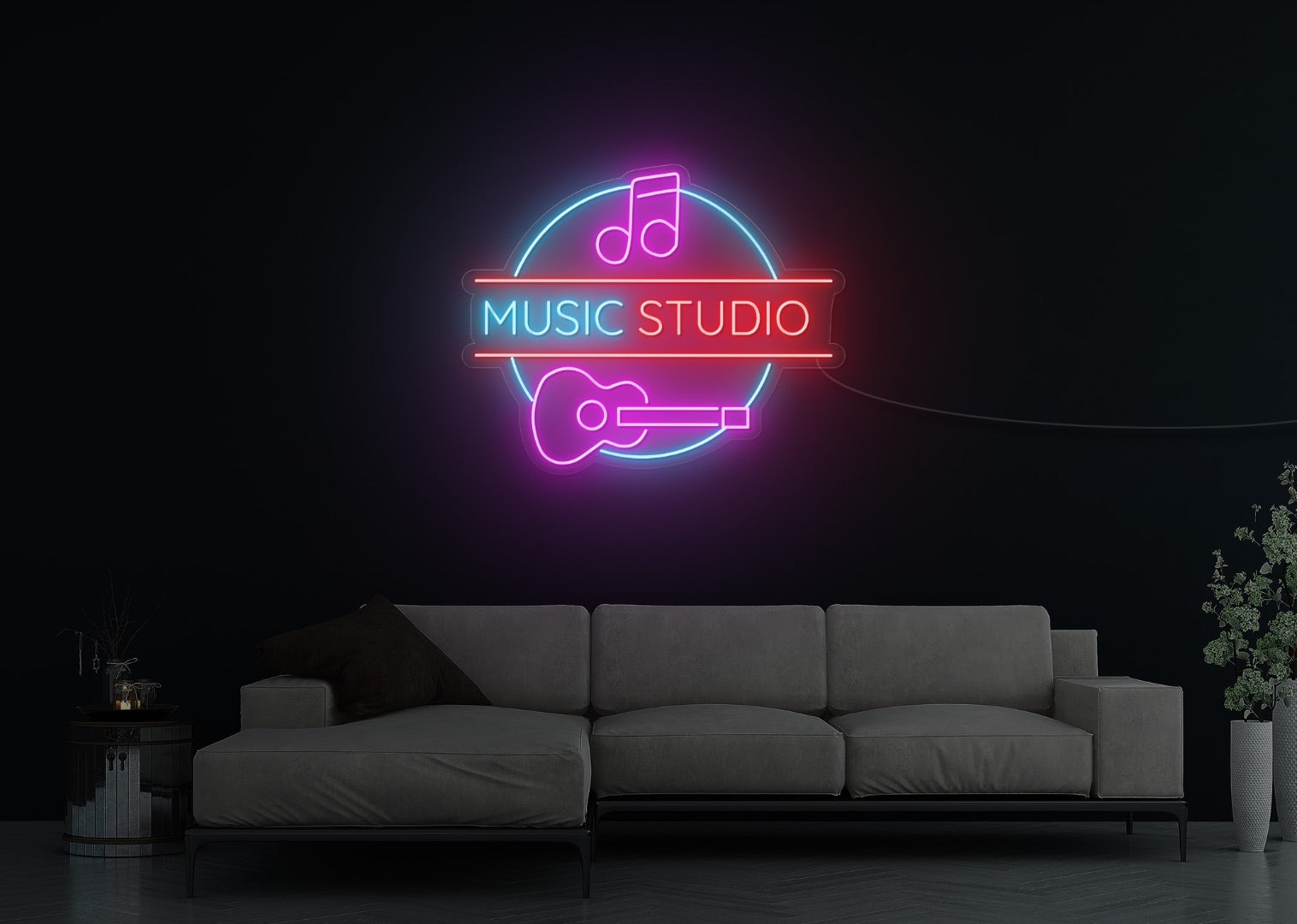Music Studio LED Neon Sign – The Neon Factory Australia