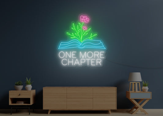 One More Chapter LED Neon Sign
