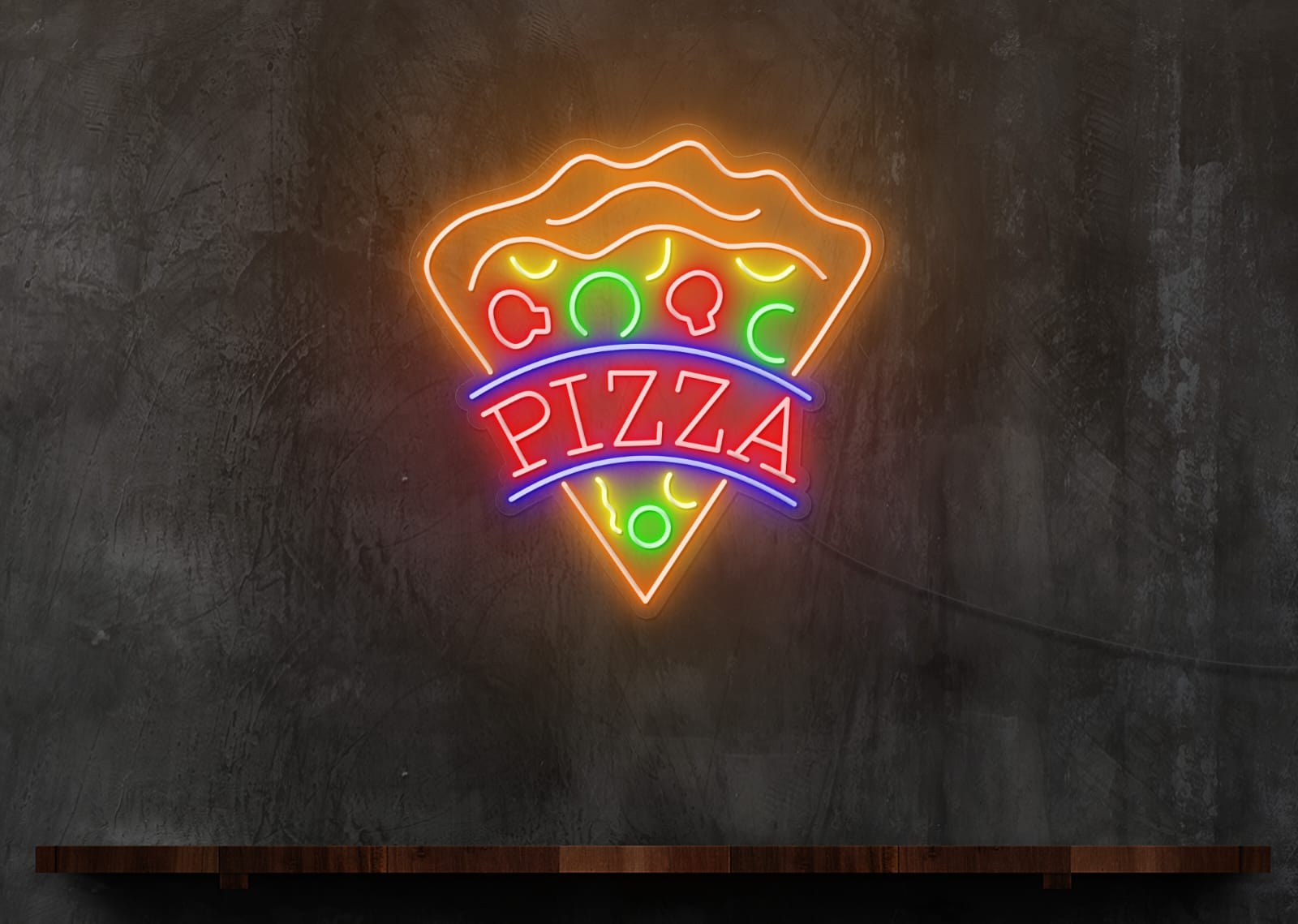 Pizza LED Neon Sign – The Neon Factory