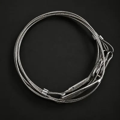 Hanging kit: steel hanging wires with fittings
